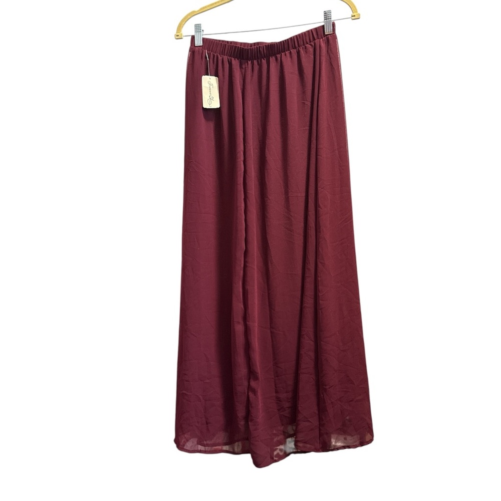 Forever 21 Deep Burgundy  A-Line Skirt